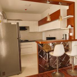 Lakeview 3BHK on 12th Floor for Family with Vehicle
