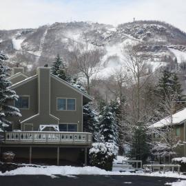 4BR ski on ski off Hunter Mountain Highlands Condo, отель в Хантере