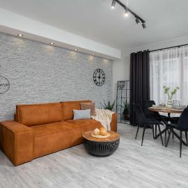 Bright Apartment with Terrace & Parking near Metro Kondratowicza by Noclegi Renters