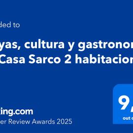 Playas, cultura y gastronomía en Casa Sarco 2 habitaciones, hotel in San Fernando