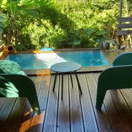 bungalow Karambol 60m2 avec bassin
