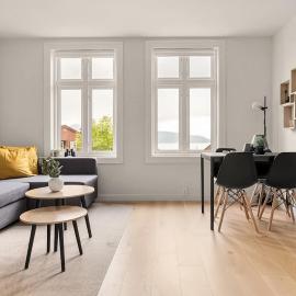 Dinbnb Apartments I Views & Street Parking in Sandviken, viešbutis Bergene