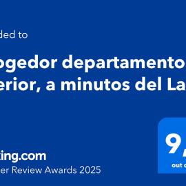 Acogedor departamento interior, a minutos del Lago, hotel Llanquihuéban