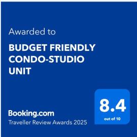 BUDGET FRIENDLY CONDO-STUDIO UNIT