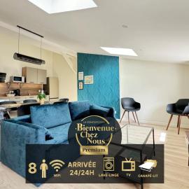 Spacieux Appartement 8 Couchages en Centre de Riom N9, מלון בריום