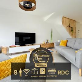 Maison 8 couchages Parking Extérieur,Climatisation -Mesange