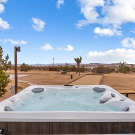 Hot Tub Fire Pit Cowboy Pool Desert Escape