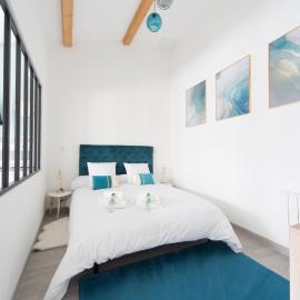 Résidence privée, parking sécurisé - 9 personnes, 6 lits, 2 logements - Cocoplume Suites