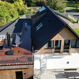 The Butterfly - House in Odense for 7 Persons with Luxury Rooftop Deck & Free Parking