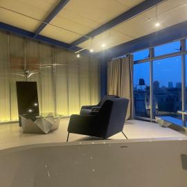 Minimalist loft blocks away from telmex