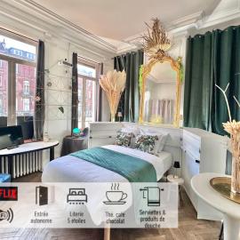 07 chambre Bartown - La Villa ORA – hotel w mieście Tourcoing