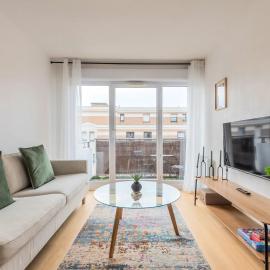 Appartement une chambre avec parking et balcons