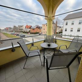 Ferienwohnung Salzluft direkt am Gradierwerk: Bad Dürrenberg şehrinde bir otel