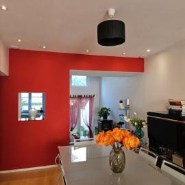 Modern duplex with garden