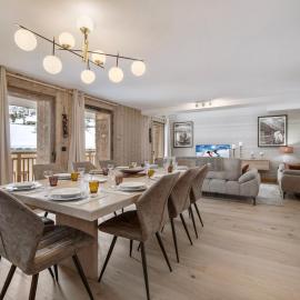 Appartement ski-in ski-out pour 10 avec Wifi