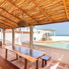 Casa para descansar y disfrutar la vida en el mar, hotel v destinácii Chuburná