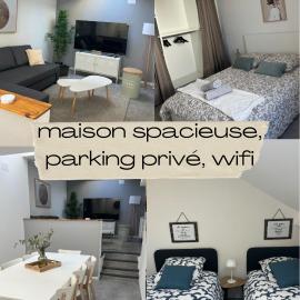 Tys Home, maison spacieuse avec parking, hotel a Reims