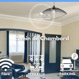Grande Maison-5 min de Chambord-3 chambres-Loire à vélo 100 m- 10 min de Blois