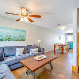 Steps to Beach & Pool Access: Port Aransas Condo