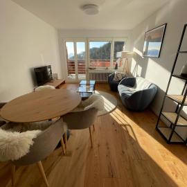 Bel Appartement Centre Crans Montana, Vue Alpine et Fraîcheur