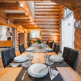 Naturstammhaus mit Sauna, coffee and tea for free