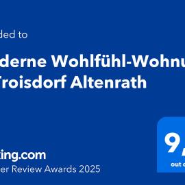 Moderne Wohlfühl-Wohnung in Troisdorf Altenrath, hotel a Troisdorf