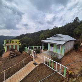 SafarnamaStays Homestay Camping Room Markham Mafhawnlur Meghalaya, hotel in Nongkynshi