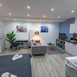 HANNIBAL - Design Studio-Apartment Tulpe 9, Parkplatz, Küche, HighSpeed-WLAN