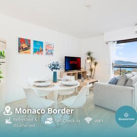 Hauteur de Beausoleil - Vue mer et Monaco - CT