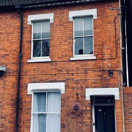 Victorian red-brick home in picturesque market town