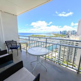 Ilikai 2127 Spectacular Ocean Harbor Views、ホノルルのホテル