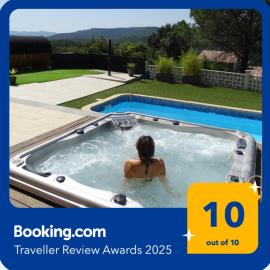 La Pépite d'Amour, villa 5 étoiles, spa privatif, sauna, piscine privée à volonté !, viešbutis mieste Sainte-Anastasie-sur-Issole