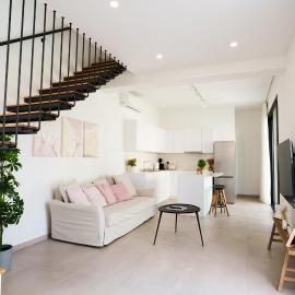WealthyStays 2BR Retreat , 5Min Walk to Beach
