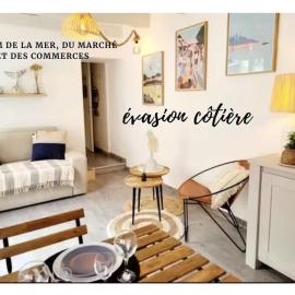 Appartement raffiné près de la mer et des commerces, hotel a La Flotte
