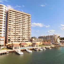 Vista al Mar en 6to piso con 3 albercas 4camas y Gym, hotel a Conchal