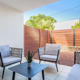 L'Etang Salé Les Bains Appartement 1 chambre accès plage à 50m à pied