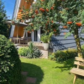 Finnhütte in Freest mit Sauna und umzäunten Grundstück