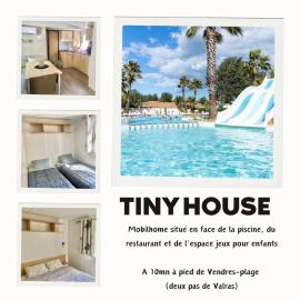 Tiny House, Mobilhome 6 personnes au Port de Vendres plage, hotell i Vendres