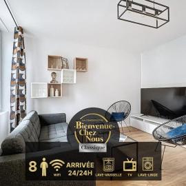 Appartement neuf, 4 Chambres ,Spacieux TV-WIFI