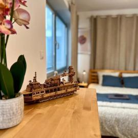 ADM Peaceful Apartment in City Center- Wifi, Coffee, AC