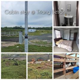 Cabin stay Triang Besar、Kampong Teriang Besarのホテル