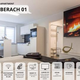 RelaxApartment 1 Massagesessel SmartTV Küche
