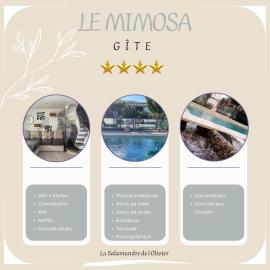 La Salamandre de l Olivier - le Mimosa, hotel v destinácii Aubignosc