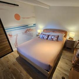 logement avec cuisine et jardinet proche lac