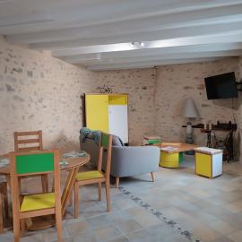 Le gîte de la Muraille classé 3 Etoiles pour 4 personnes, hotel em Cormery