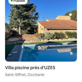 Villa piscine Uzes