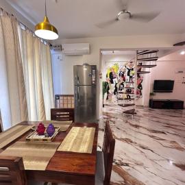 Abode 3-2 bhk attic private terrace Siolim Marna