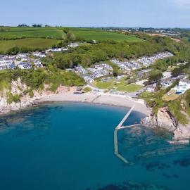 Looe में, होटल May View - Luxury Sea View Apartment - Millendreath, Looe