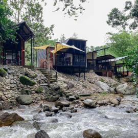 벤통에 위치한 호텔 Casa Damai Janda Baik - RIVERVIEW TINY HOUSE