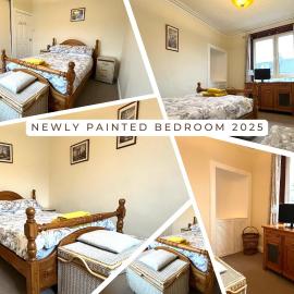 2-Bed Upper Flat Near Leven Station & Beach